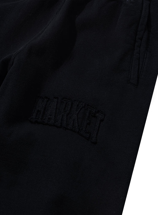 Брюки MARKET Washed Arc Sweatpants Washed Black