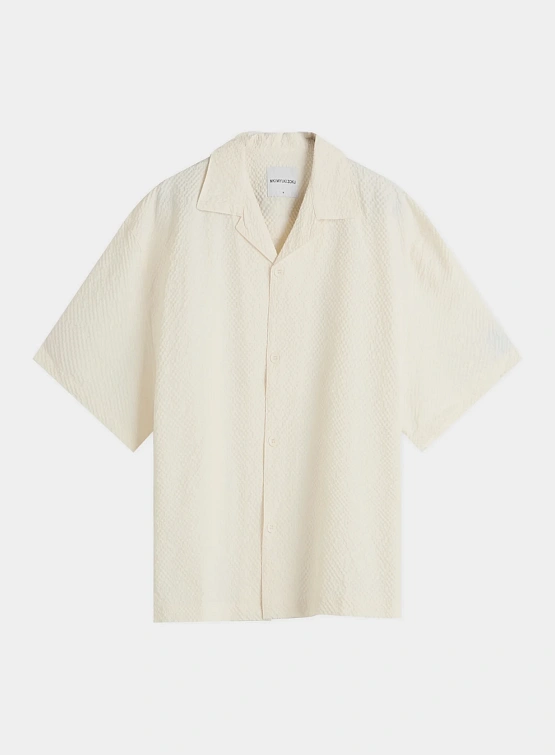 Рубашка MKI MIYUKI ZOKU Seersucker Vacation Bone