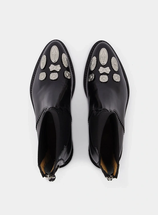 Женские челси TOGA Ankle Leather Black