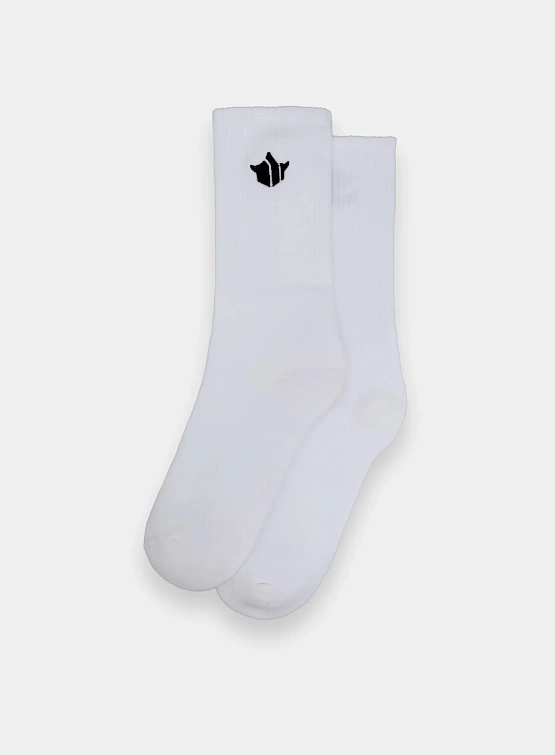 Носки MAHARISHI 1496 Om Temple Embroidered Olive/Black/White