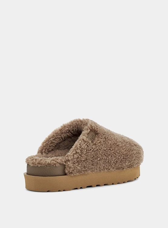 Женские сабо UGG Fuzz Sugar Slide Hickory