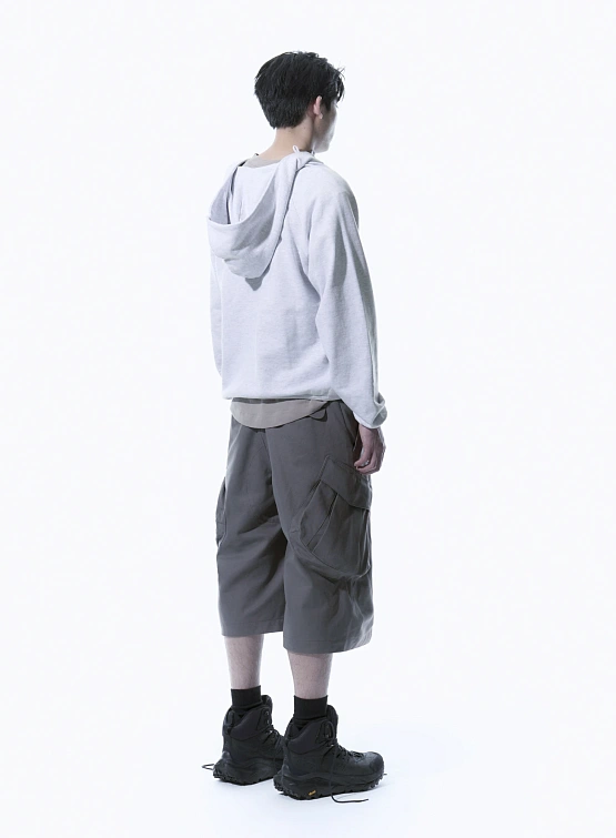 Худи SAN SAN GEAR Button Hoodie White Melange