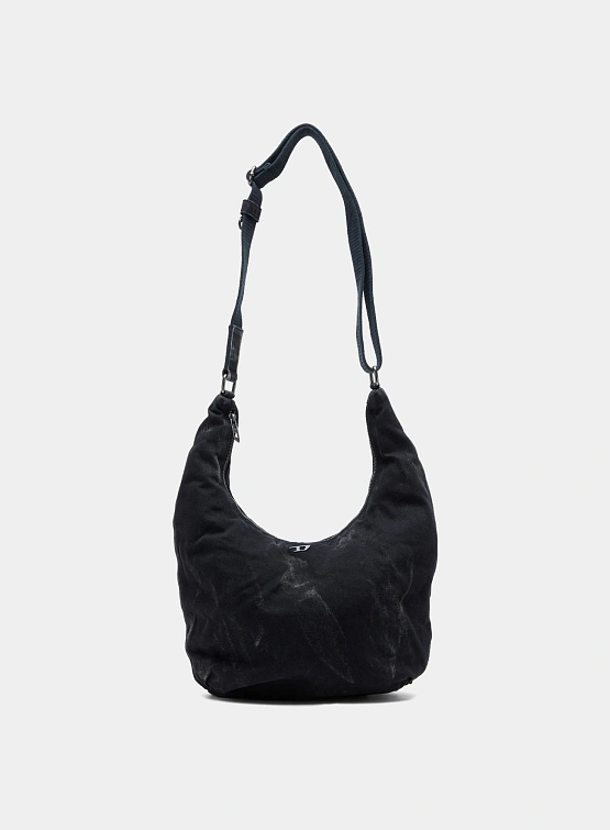 Сумка Diesel Shoulder Denim Rave Hobo X Black