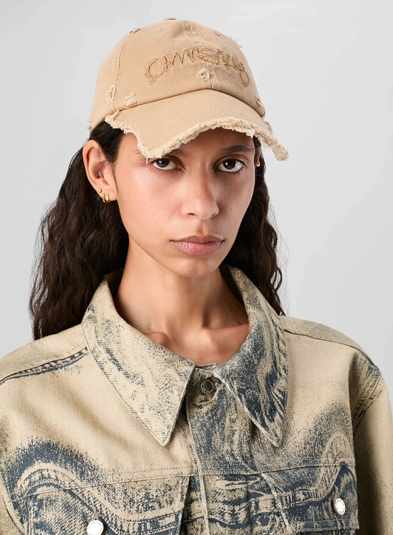Кепка CAMPERLAB Faded Beige Distorted Washed