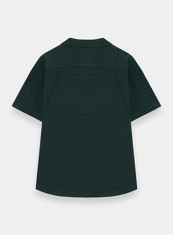 Рубашка RANRA Sun Stripy Cotton S/S Kombu Green