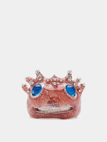 Кольцо Collina Strada Axoltl Rose Glitter