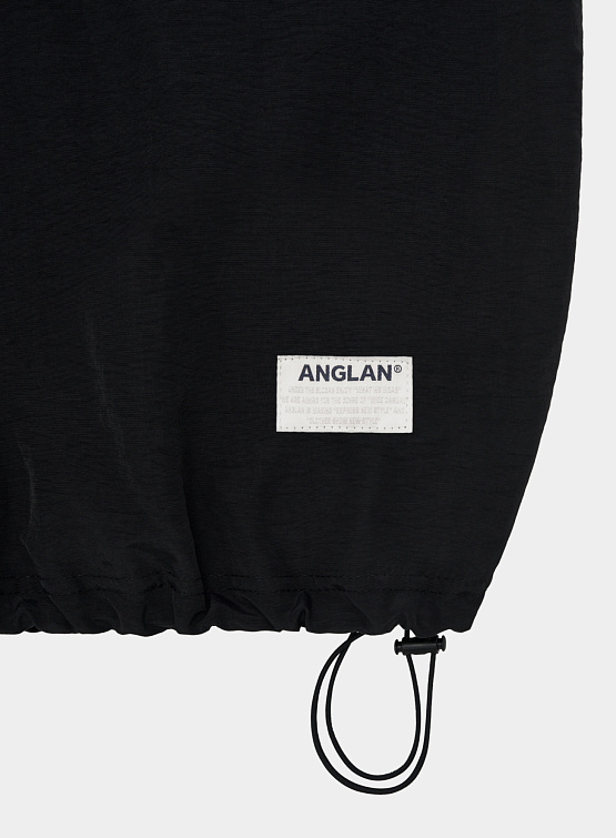 Футболка ANGLAN  Ring Nylon Double Pocket Half Tee Black