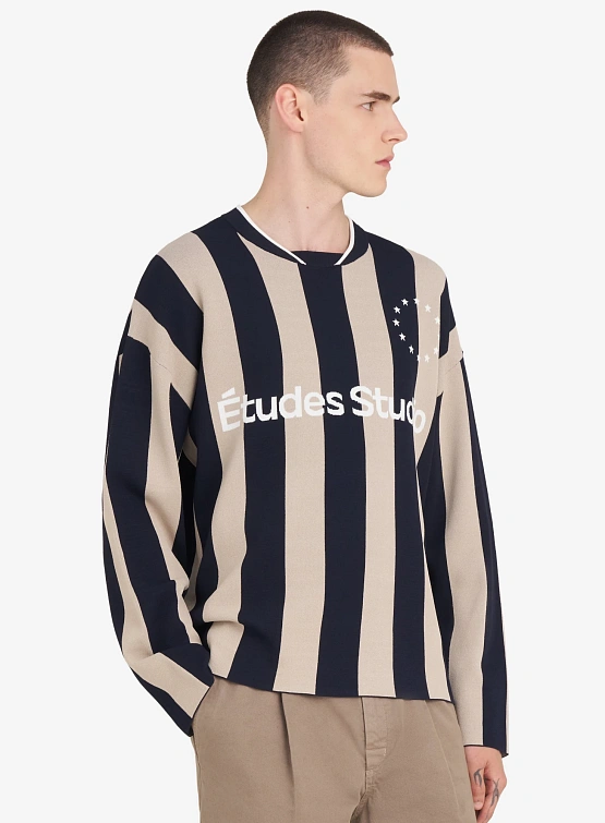 Лонгслив Études Soccer Striped Navy
