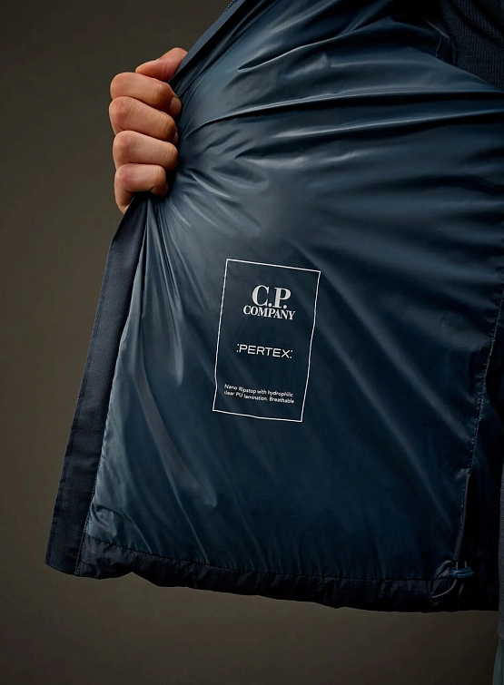 Пуховик C.P. Company Metropolis Series Pertex Orion Blue