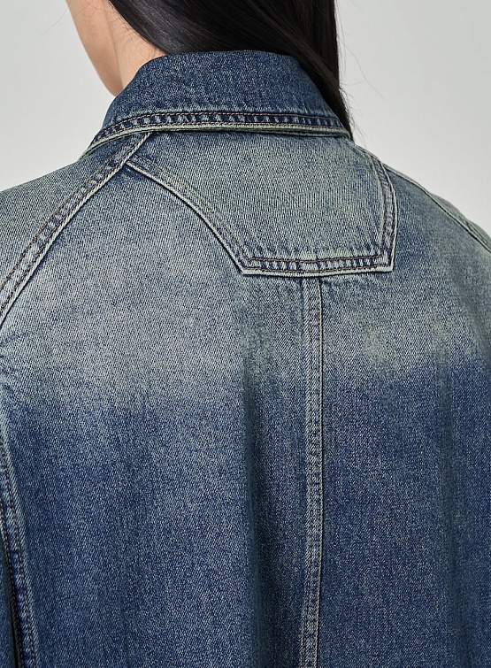 Куртка JUUN.J Denim Out Pocket Home-up Shirt Blue