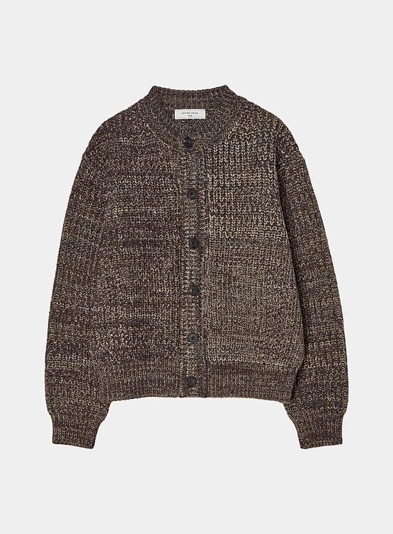 Кардиган AFTER PRAY Terre Intarsia Knit Brown