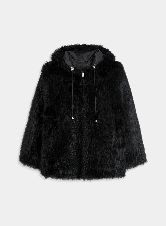 Женская шуба OPEN YY Reversible Faux Fur Black
