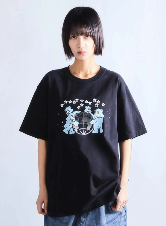 Футболка LMC Globe Bear Tee Black