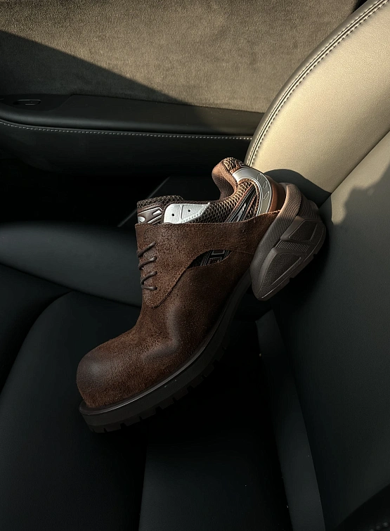 Туфли-дерби Remagine Hybrid Starting Bigger Brown