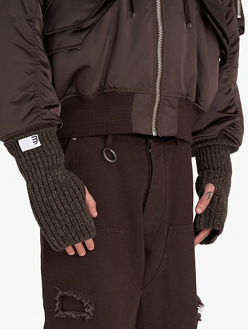 Митенки Études Wool Dk Brown