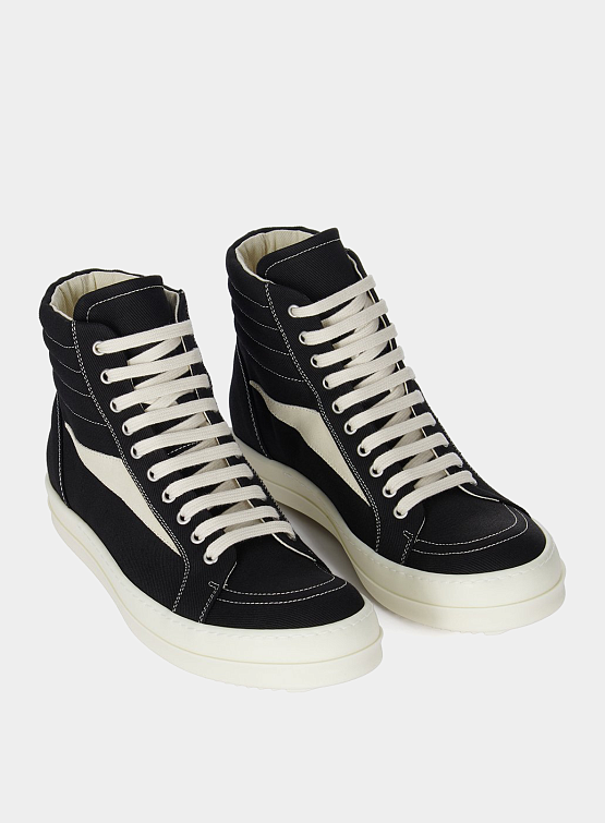 Кеды RICK OWENS Drkshdw Vintage High Black/Milk