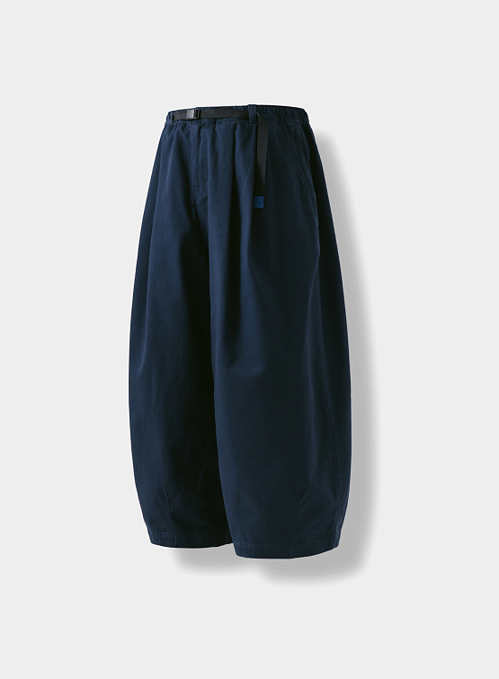 Брюки ANGLAN Twill Tuck Belt Balloon Pants Navy