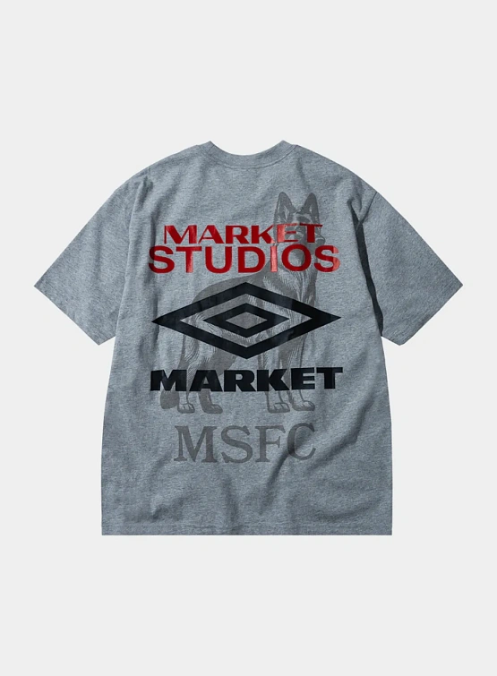 Футболка MARKET x UMBRO RUNNING MAN TEE Grey