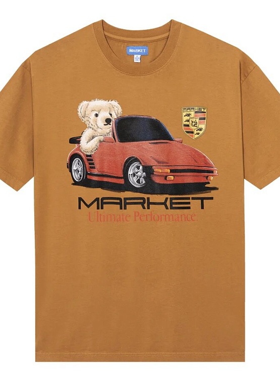 Футболка MARKET Ultimate Performance Bear T-Shirt Earth