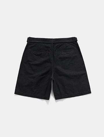 Шорты EASTLOGUE Belted Cattleman Black Linen