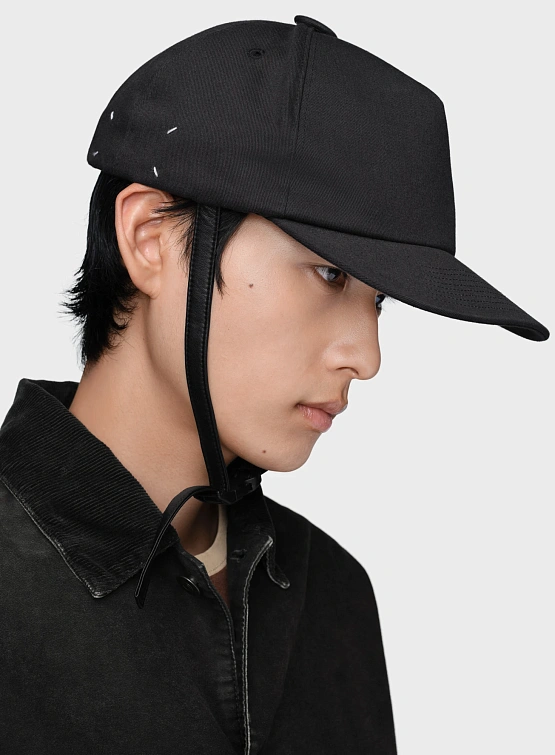 Кепка Maison Margiela Riding Cap Black