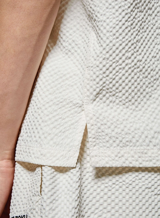 Рубашка MKI MIYUKI ZOKU Seersucker Vacation Bone