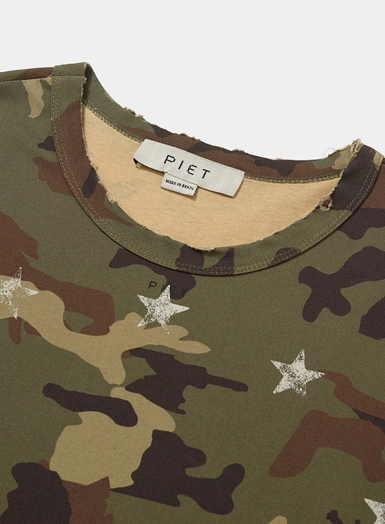 Футболка PIET Camo Relaxed