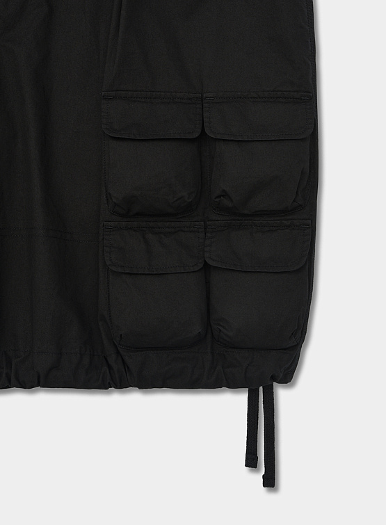 Шорты ANGLAN Slather Utility Pocket Half Pants Black