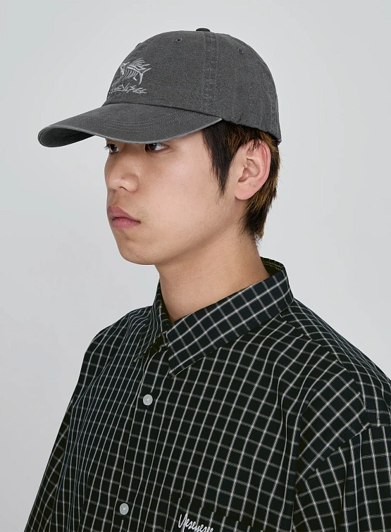 Кепка YESEYESEE Fish Born Flexible Grey