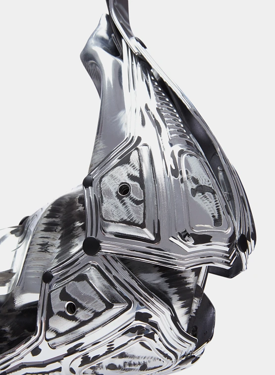 Сумка INNERRAUM Object M02 Small Half Moon Silver Matt Black