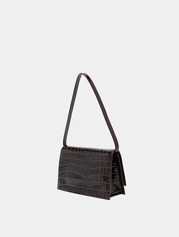 Сумка Coperni Croco Mini Folder Bag Brown