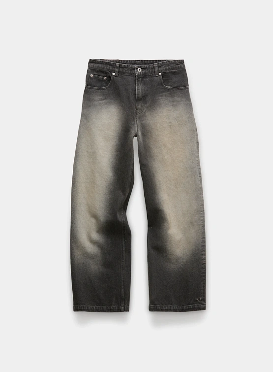 Джинсы COOR Stone Brushed Semi Wide Washed Charcoal