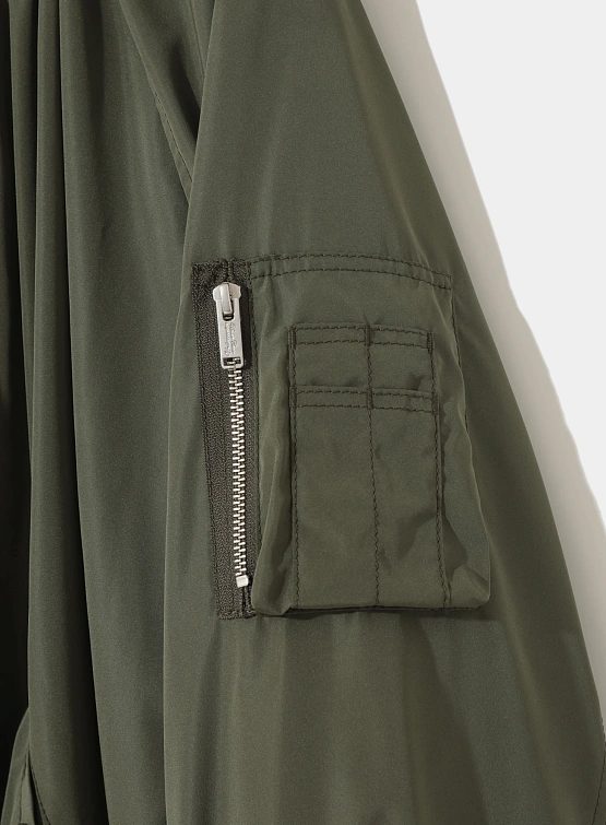 Женский бомбер UNDERCOVER Taffeta Drape MA-1 Khaki