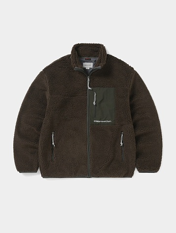 Флисовая куртка thisisneverthat SP Sherpa Fleece Jacket Brown