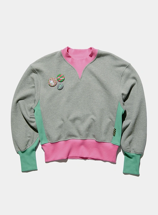 Свитшот Siniy Vsadnik Happy Sweatshirt Melange/Pink/Tiffany