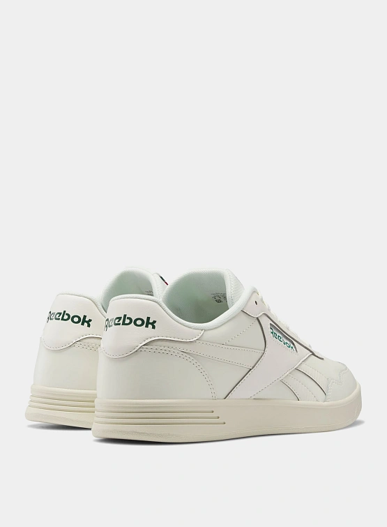 Кеды Reebok Court Advance Chalk/Dark Green