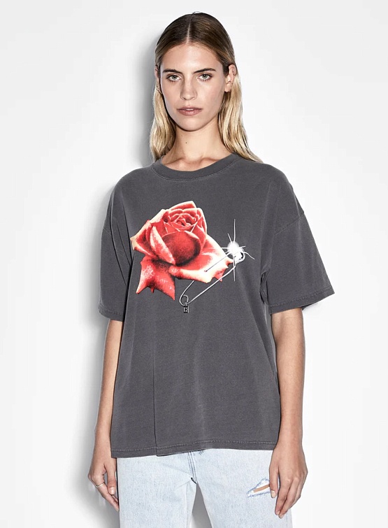 Женская футболка Ksubi Feels Good Oh G Ss Tee Vintage Grey