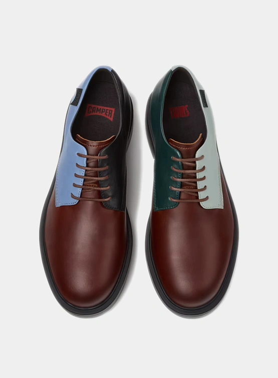 Полуботинки Camper Twins Brown/Blue