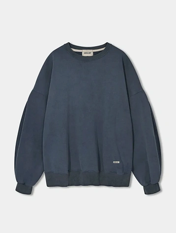 Свитшот ANGLAN Valley Salt Washed Blue