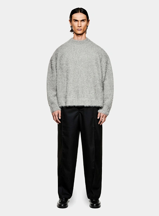 Свитер MKI MIYUKI ZOKU Faux Alpaca Knit Charcoal