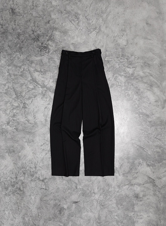 Женские брюки System Studios Button Strap Pintuck Wide Pants