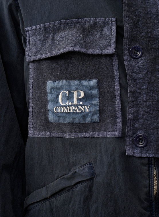 Ветровка C.P. Company 50 Fili Gum Hooded Jacket Mood Indigo