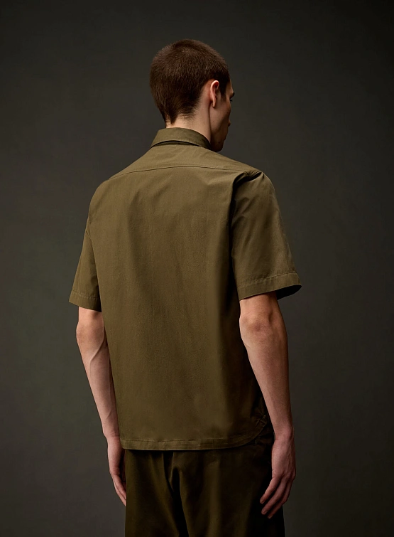 Рубашка C.P. Company The Metropolis Series Gabardine Ivy Green