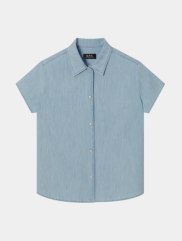 Женская рубашка A.P.C. Marina Pale Blue