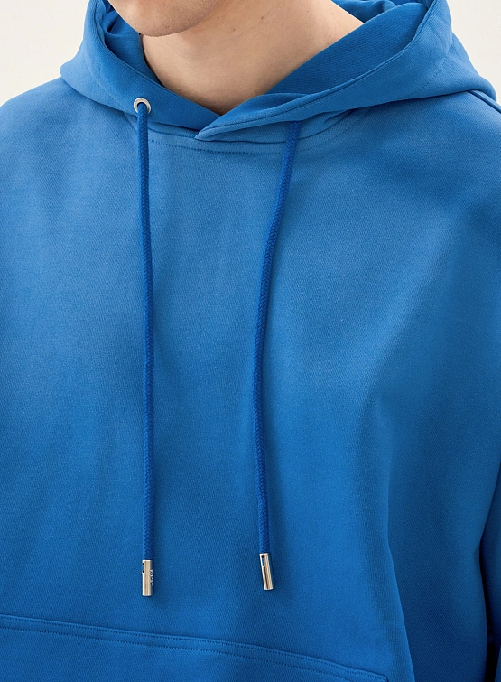 Худи System Studios Oversize Drawstring Hood Blue