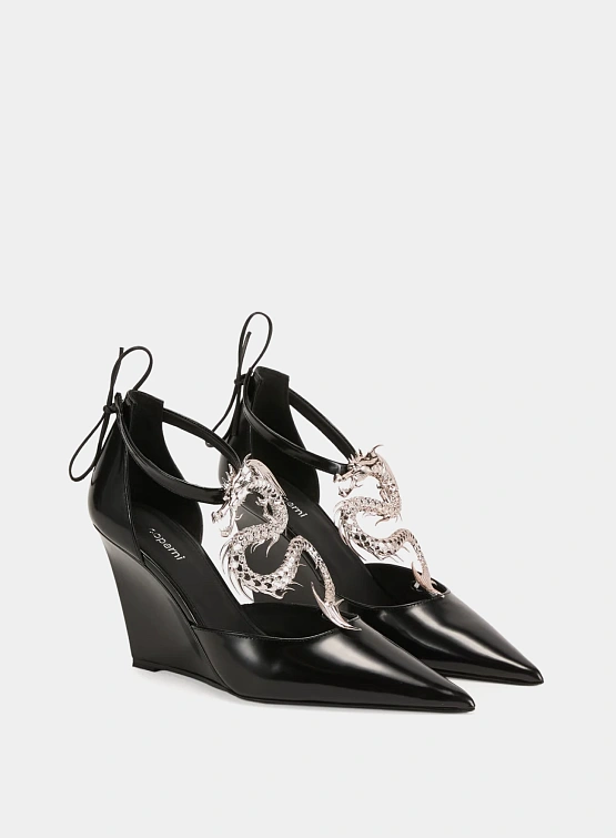 Женские туфли Coperni Dragon Wedge Pump Black