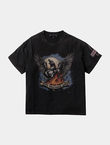 Футболка WHO DECIDES WAR Faded Moon Coal