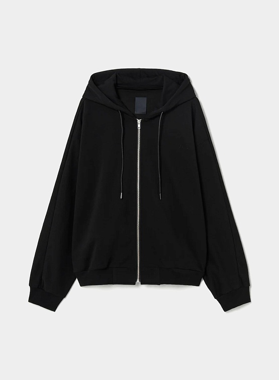 Зип худи JUUN.J Cotton Essential Hood Collection Black