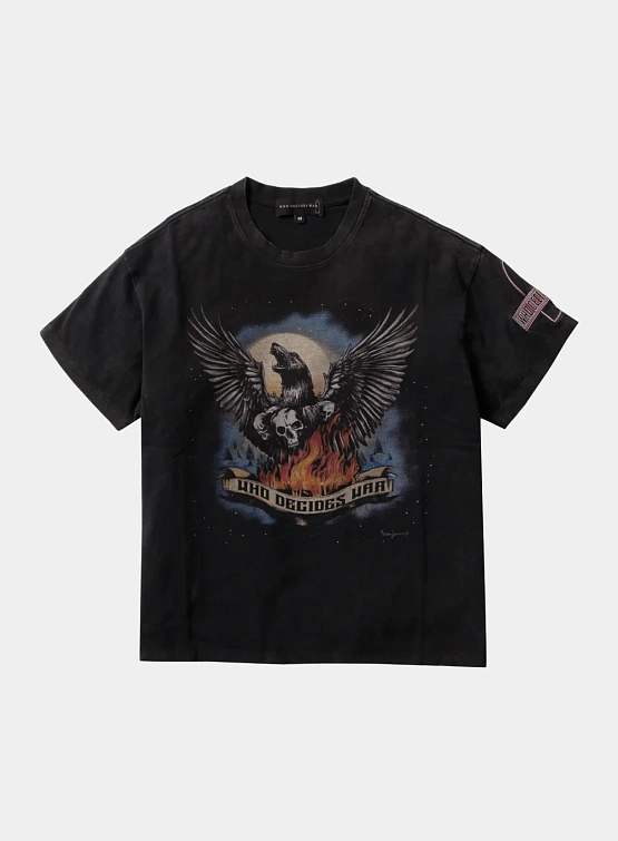 Футболка WHO DECIDES WAR Faded Moon Coal