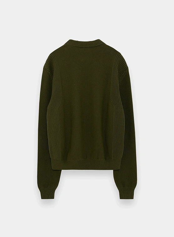 Свитер MAHARISHI 1462 Maharishi Knitted Crew Olive